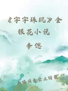 《字字珠玑》金银花小说