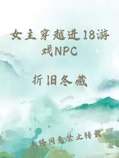 女主穿越进18游戏NPC