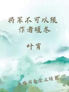 将军不可以限 作者暖冬