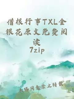 借根行事TXL金银花原文免费阅读