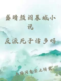 盛晴颜阎暮城小说