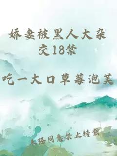 娇妻被黑人大杂交18禁