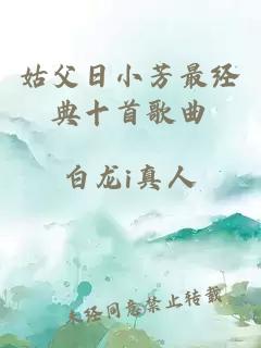 姑父日小芳最经典十首歌曲