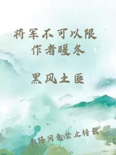 将军不可以限 作者暖冬