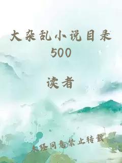 大杂乱小说目录500