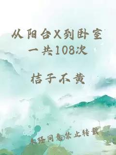 从阳台X到卧室一共108次