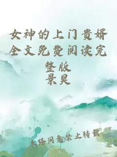 女神的上门贵婿全文免费阅读完整版