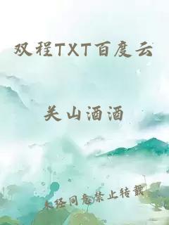 双程TXT百度云