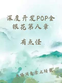 深度开发POP金银花第八章