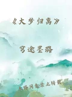 《大梦归离》