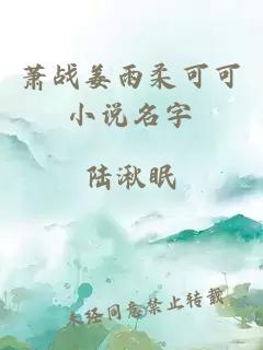 萧战姜雨柔可可小说名字