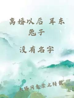 离婚以后 耳东兔子