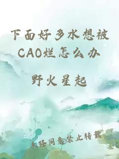 下面好多水想被CAO烂怎么办