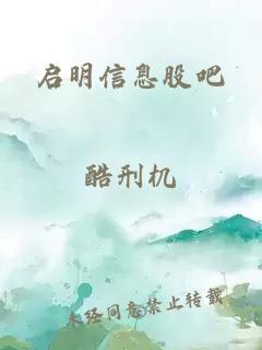 启明信息股吧