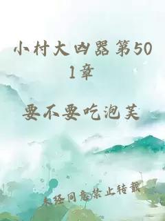 小村大凶器第501章