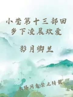 小莹第十三部回乡下凌晨欢爱