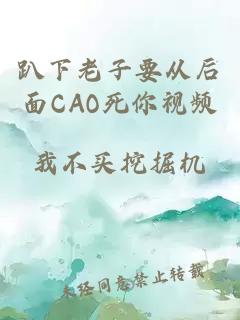 趴下老子要从后面CAO死你视频