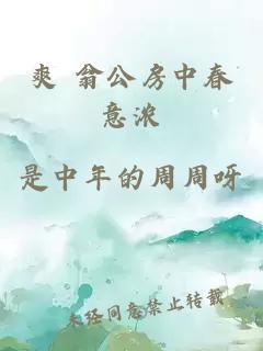 爽 翁公房中春意浓