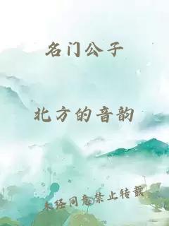 名门公子