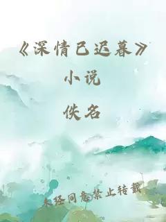 《深情已迟暮》小说