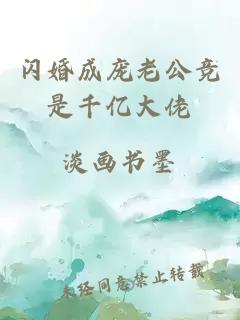 闪婚成庞老公竞是千亿大佬