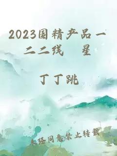 2023国精产品一二二线眀星