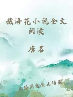 藏海花小说全文阅读