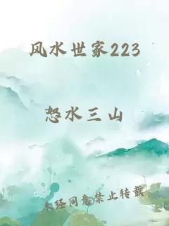 风水世家223