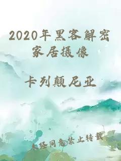 2020年黑客解密家居摄像