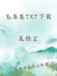 飞鸟集TXT下载