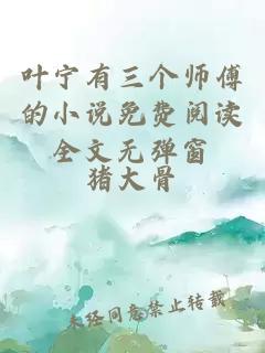 叶宁有三个师傅的小说免费阅读全文无弹窗