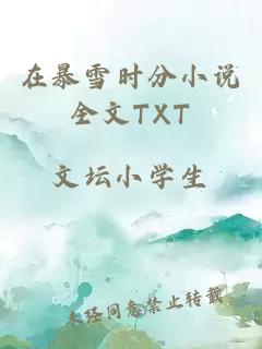 在暴雪时分小说全文TXT