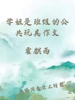 学姐是班级的公共玩具作文