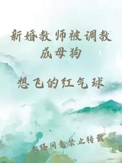 新婚教师被调教成母狗