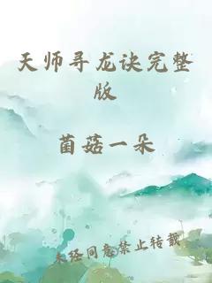 天师寻龙诀完整版