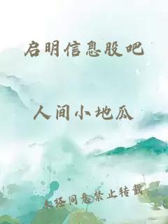 启明信息股吧