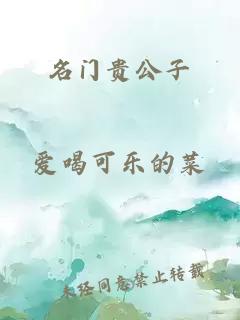 名门贵公子