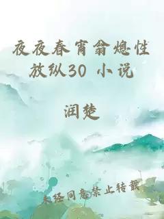 夜夜春宵翁熄性放纵30 小说