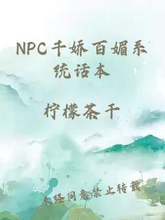 NPC千娇百媚系统话本