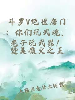 斗罗V绝世唐门：你们玩武魂，老子玩武器！