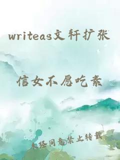 writeas文轩扩张